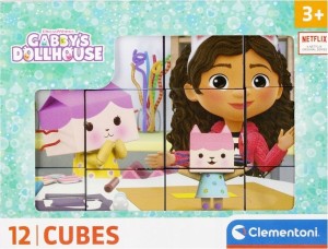 KLOCKI OBRAZKOWE PUZZLE 12EL. KOCI DOMEK GABI 41193 CLEMENTONI