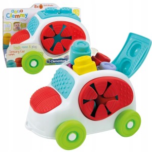 AUTKO SENSORYCZNE SORTER MIĘKKIE KLOCKI 17315 CLEMENTONI