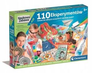 NAUKOWA ZABAWA 110 EKSPERYMENTÓW EKSPERYMENTY CLEMENTONI 50720