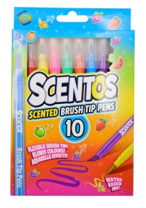 PACHNĄCE FLAMASTRY PĘDZELKI 10SZT SCENTOS 20465
