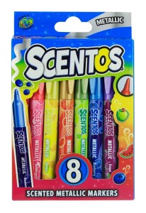 PACHNĄCE MARKERY METALICZNE SCENTOS 8SZT 40695