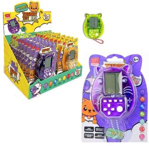 GRA GIERKA ELEKTRONICZNA KOTEK ZRĘCZNOŚCIOWA MINI KONSOLA TETRIS KOLORY