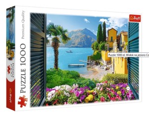 PUZZLE 1000 ELEMENTÓW WIDOK NA JEZIORO COMO 10951 TREFL