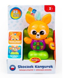 ZABAWKA INTERAKTYWNA I EDUKACYJNA SKOCZEK KANGUREK DD 50959 DUMEL