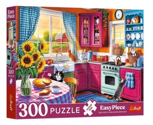 PUZZLE 300 ELEMENTÓW EASYPIECE PORANEK W KUCHNI 23102 TREFL