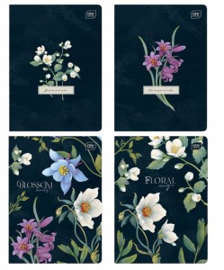 ZESZYT A5 W KRATKE 60 KARTEK 70G HYBRID FIORI INTERDRUK