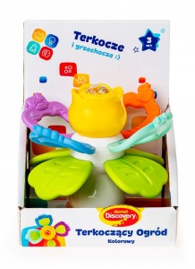 SENSORYCZNA GRZECHOTKA TERKOCZĄCY OGRÓD KOLOROWY DD 30827 DUMEL
