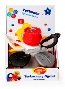 SENSORYCZNA GRZECHOTKA TERKOCZĄCY OGRÓD KONTRASTOWY DD 30828 DUMEL