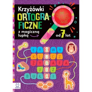 KSIĄŻECZKA KRZYŻÓWKI ORTOGRAFICZNE Z MAGICZNĄ LUPKĄ 4276 AKSJOMAT