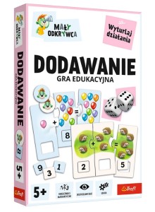 GRA EDUKACYJNA DODAWANIE MAŁY ODKRYWCA 02805 TREFL