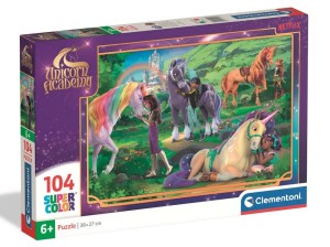 PUZZLE 104 ELEMENTY UNICORN ACADEMY 25093 CLEMENTONI
