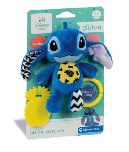SENSORYCZNA ZAWIESZKA PLUSZOWY STITCH GRZECHOTKA GRYZAK 17919 CLEMENTONI