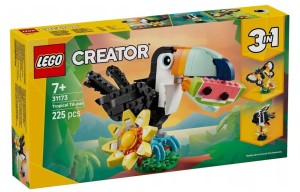 KREATYWNY ZESTAW KLOCKÓW TROPIKALNY TUKAN 31173 LEGO CREATOR