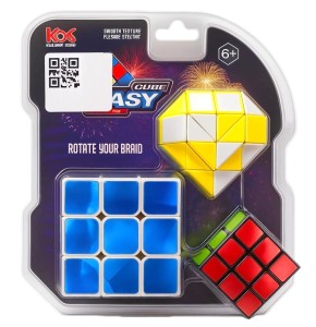 MAGICZNA KOSTKA KOSTKI UKŁADANKA WĄŻ MAGIC CUBE LOGICZNA 3W1 ZESTAW