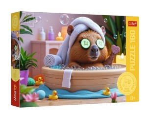 PUZZLE 160 ELEMENTÓW KAPIBARA W SPA 15433 TREFL