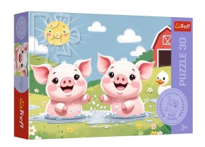 PUZZLE 30 ELEMENTÓW WESOŁE ŻYCIE NA WSI 18334 TREFL