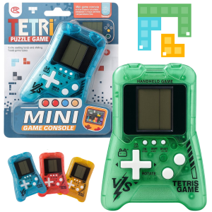 GRA ELEKTRONICZNA ZRĘCZNOŚCIOWA MINI KONSOLA TETRIS KOLORY