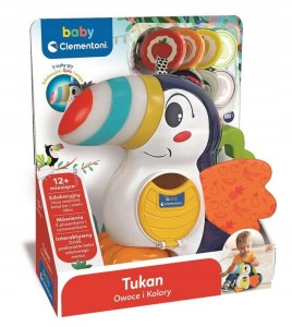 INTERAKTYWNY TUKAN ADRIAN OWOCE I KOLORY SORTER 50383 CLEMENTONI