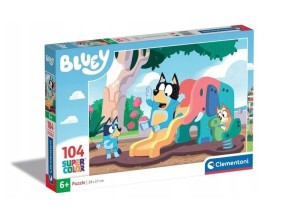 PUZZLE 104 ELEMENTY SUPERCOLOR BLUEY 27171 CLEMENTONI