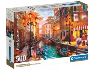 PUZZLE 500 ELEMENTÓW SŁOŃCE NAD WENECJĄ 35586 CLEMENTONI