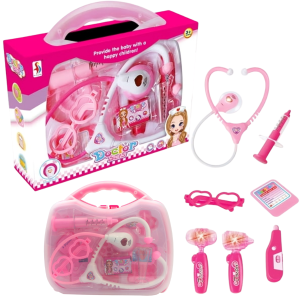 MAŁY DOKTOR ZESTAW LEKARSKI LEKARZ WALIZKA DŹWIĘK