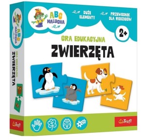 GRA EDUKACYJNA ZWIERZĘTA ABC MALUCHA 02905 TREFL