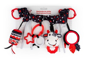 ZAWIESZKA DO WÓZKA KONTRASTOWA KROWA 82819 DUMEL