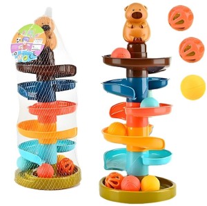 WIEŻA KULECZKOWA KAPIBARA PIRAMIDKA EDUKACYJNA KULKI ZJEŻDŻALNIA PIŁECZEK