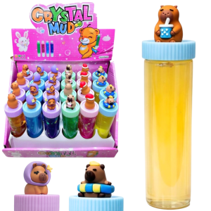 SLIME Z KAPIBARĄ GLUTEK MASA PLASTYCZNA KOLOROWA ŻELOWA