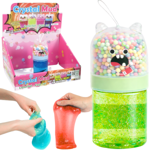 SLIME MASA PLASTYCZNA ROZCIĄGLIWA Z KULKAMI GLUTEK