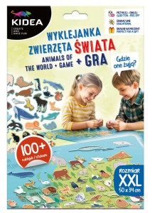 WYKLEJANKA GDZIE ONE ŻYJĄ? ZWIERZĘTA ŚWIATA + GRA  GZZSKA KIDEA