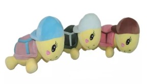 MASKOTKA PLUSZOWY ŻÓŁW 3 KOLORY ASST 25CM Z2671 SUN-DAY