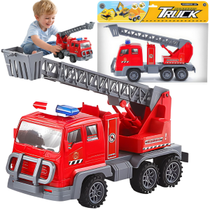 DUŻY WÓZ STRAŻACKI AUTO STRAŻ POŻARNA 27CM SAMOCHÓD CIĘŻARÓWKA