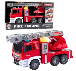 AUTO STRAŻACKIE STRAŻ POŻARNA ŚWIATŁO DŹWIĘK W PUDEŁKU 1355409 DROMADER