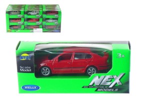 SAMOCHODY RESORAK W SKALI 1:60 W PUDEŁKU MIX WZORÓW 12020 WELLY