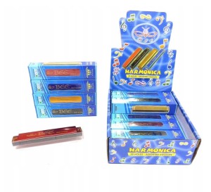 ORGANKI HARMONIJKA USTNA DLA DZIECI INSTRUMENT MUZYCZNY 00596 DROMADER