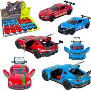 SAMOCHÓD SPORTOWY METAL ŚWIATŁO DŹWIĘK MIX 357282 DROMADER