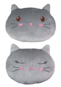 MASKOTKA PLUSZOWA PODUSZKA KOT SZARY 42CM P3350 SUN DAY