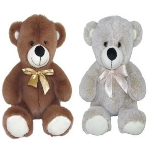 MASKOTKA PLUSZOWY MIŚ 2 KOLORY 23CM M3852 SUN DAY