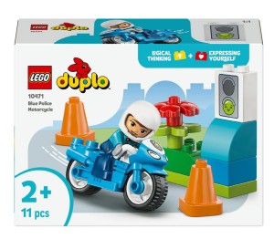 KLOCKI NIEBIESKI MOTOCYKL POLICYJNY 10471 LEGO DUPLO