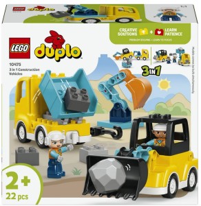 KLOCKI MASZYNY BUDOWLANE 3W1 10475 LEGO DUPLO