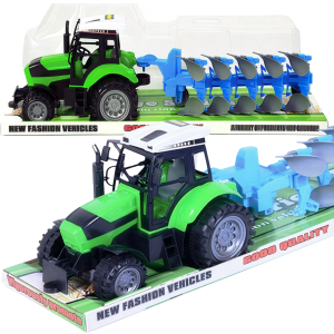 DUŻY TRAKTOR + MASZYNY 55CM NAPĘD RUCHOME CZĘŚCI BA8519