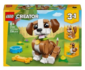 KLOCKI UROCZE ZWIERZĄTKA PSOTNY SZCZENIACZEK 31382 LEGO CREATOR 