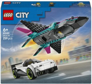 KLOCKI ODRZUTOWIEC KONTRA SAMOCHÓD 60489 LEGO CITY 