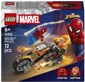 KLOCKI SPIDER-MAN KONTRA GHOST RIDER NA MOTOCYKLU 76335 LEGO SUPER HEROES