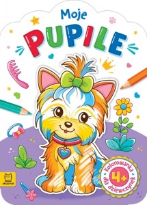 KOLOROWANKA DLA DZIEWCZYNEK MOJE PUPILE 4368 AKSJOMAT