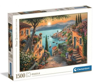 PUZZLE 1500 ELEMENTÓW HQC STEPS TO THE HARBO PORT WIDOK 31726 CLEMENTONI
