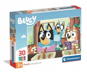 PUZZLE 30 ELEMENTÓW BLUEY PIESKI SUPER COLOR 20594 CLEMENTONI