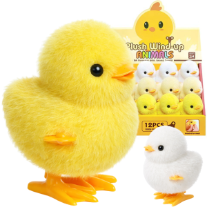 KURCZAK NAKRĘCANY 9CM KURCZACZEK WIELKANOCNY ŻÓŁTY KACZUSZKA KURKA