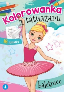 KOLOROWANKA Z TATUAŻAMI BALETNICE 3645 SKRZAT